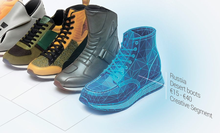 How do you make a shoe upper design?